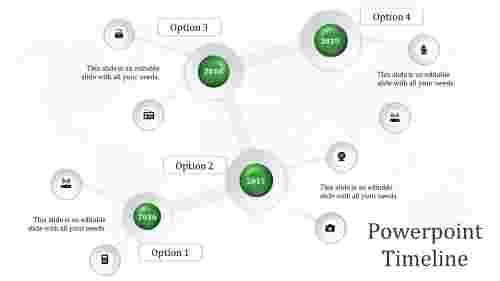 powerpoint timeline-powerpoint timeline-green